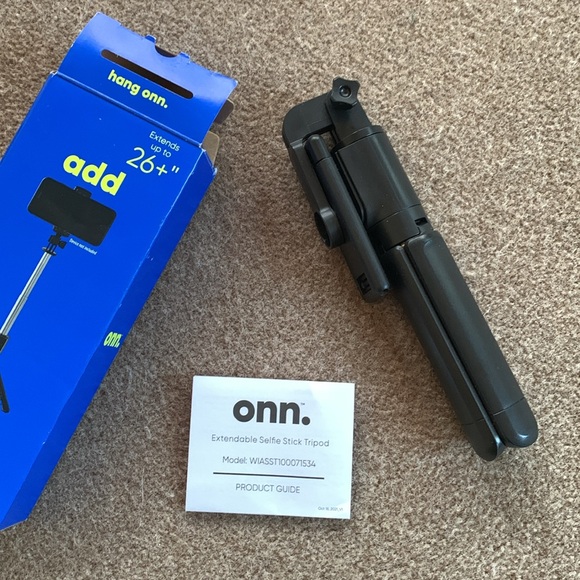 onn. Cell Phone Tripod - Picture 3 of 4